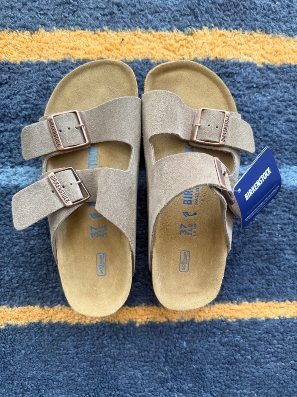Birkenstock  Arizona Women Sandals Tan Suede